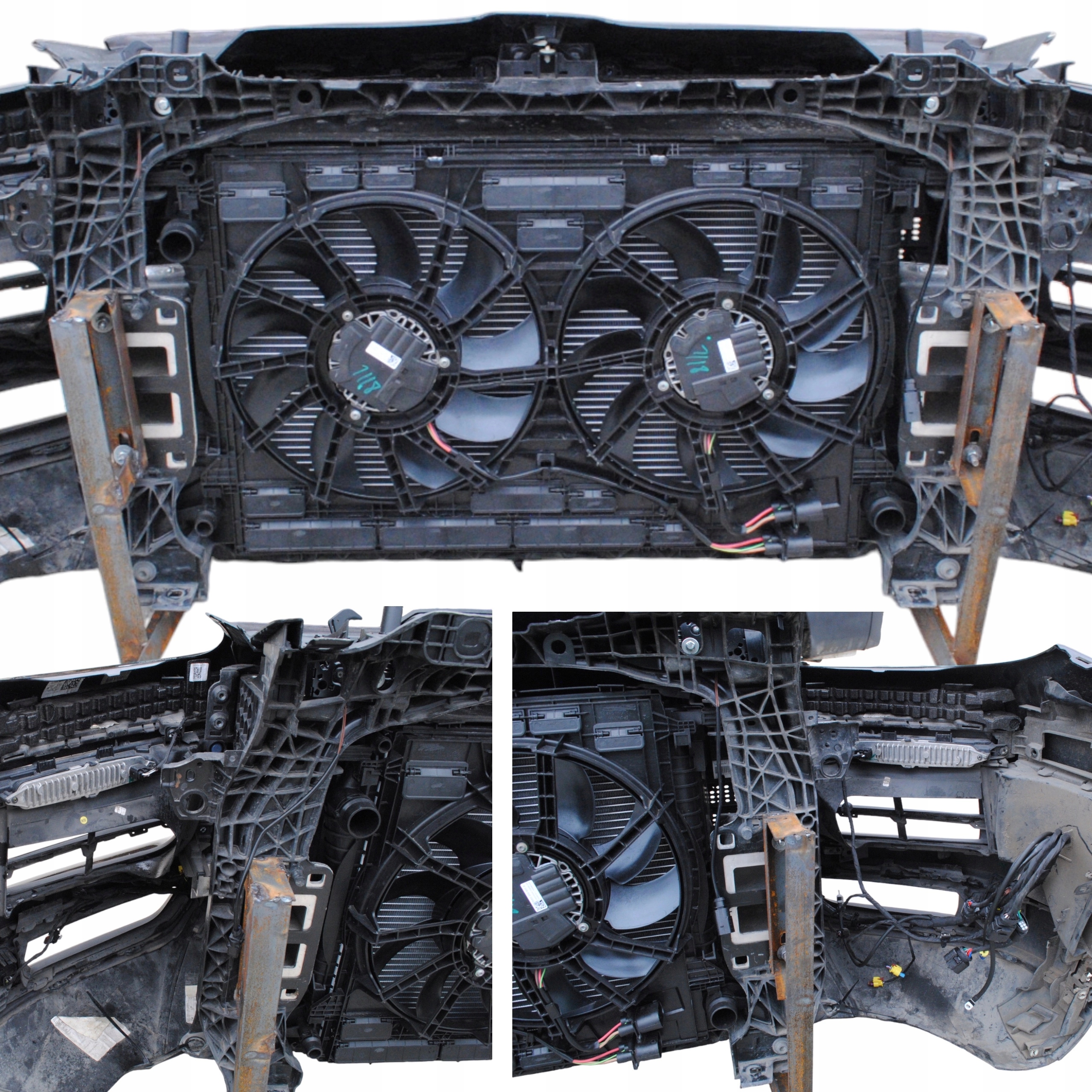 running board support panel for radiators radiator bumper fan PORSCHE CAYENNE III 2021+