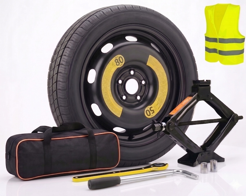 Dojazdové Koleso 125/70R18 Volkswagen Golf Plus MK1 Sada S Vestou