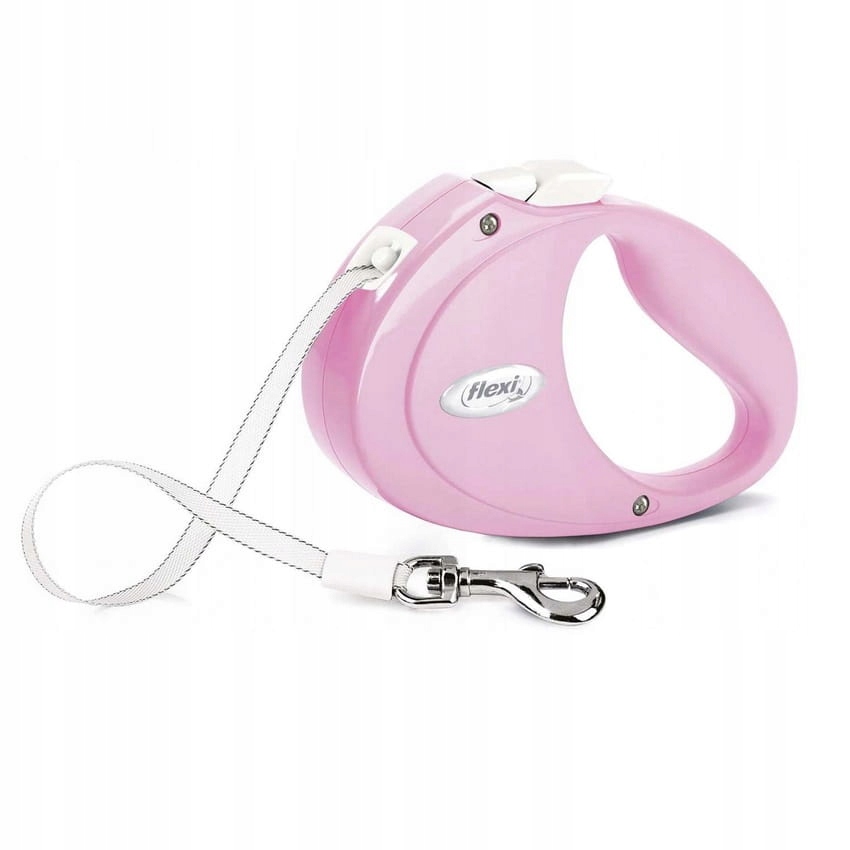 

Flexi smycz Puppy taśma 2m 12kg Róża Maltańczyk