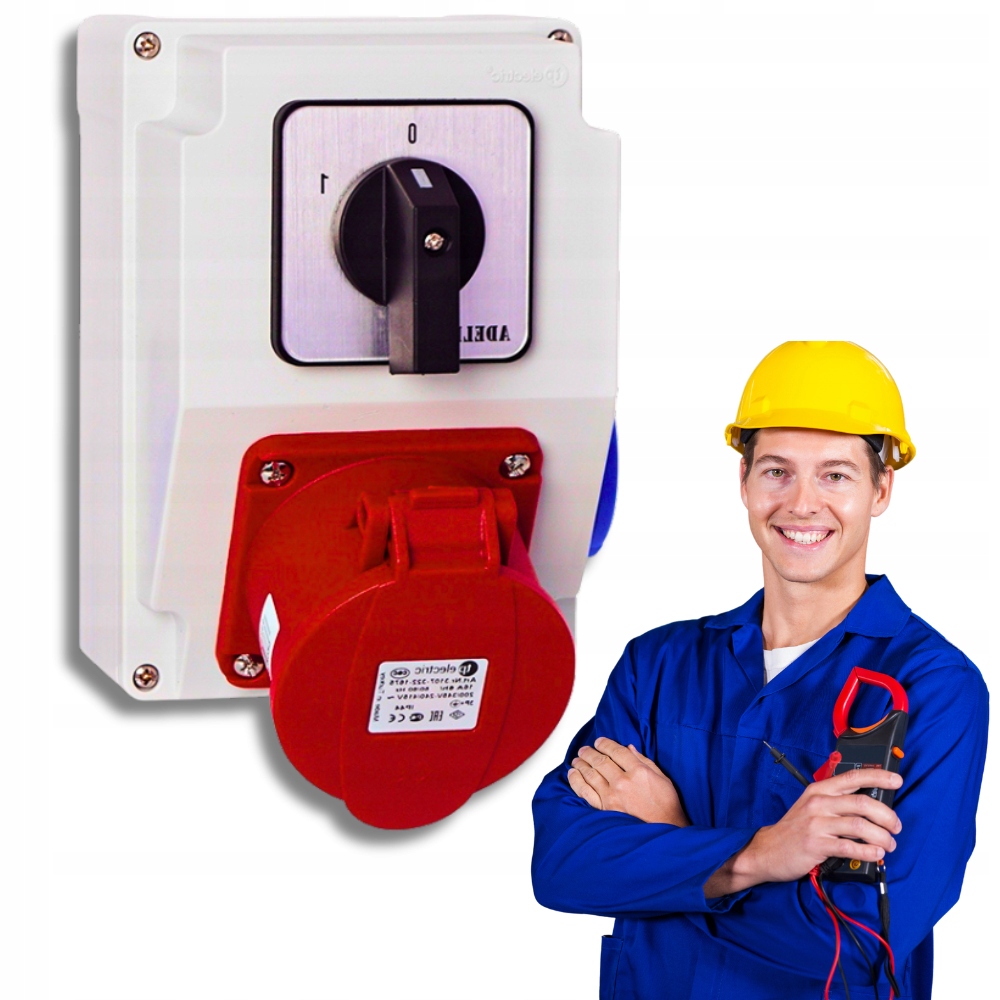 Stavební rozvaděč Elektrická skříňka s Vypínačem 16A