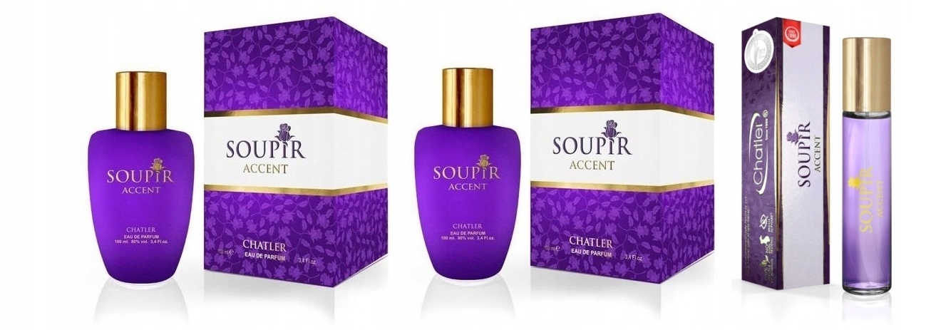 Chatler Soupir Accent 2x100 ml 30 ml parfémovaná voda