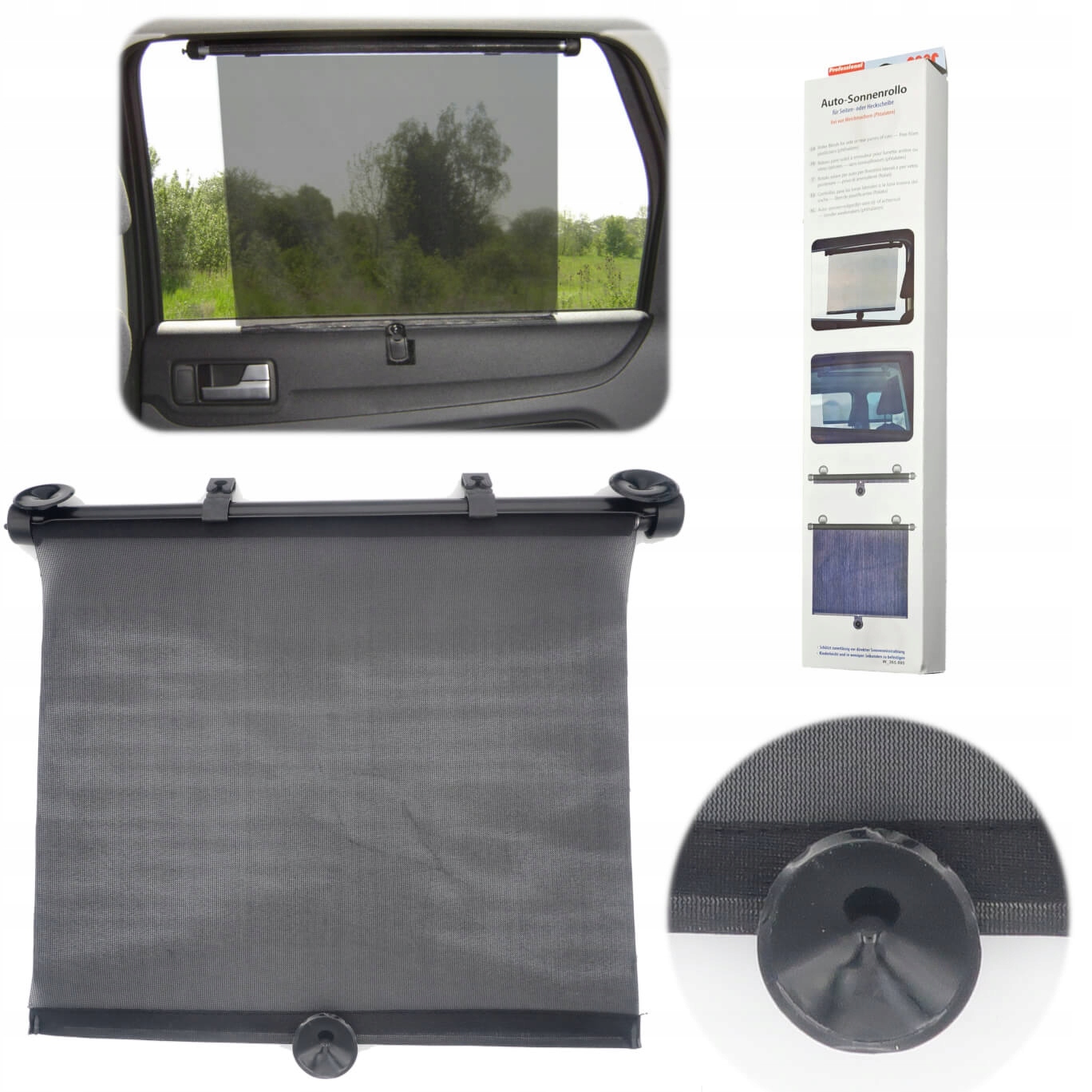 

Przeciwsłoneczna roleta samochodowa 41x46cm Reer