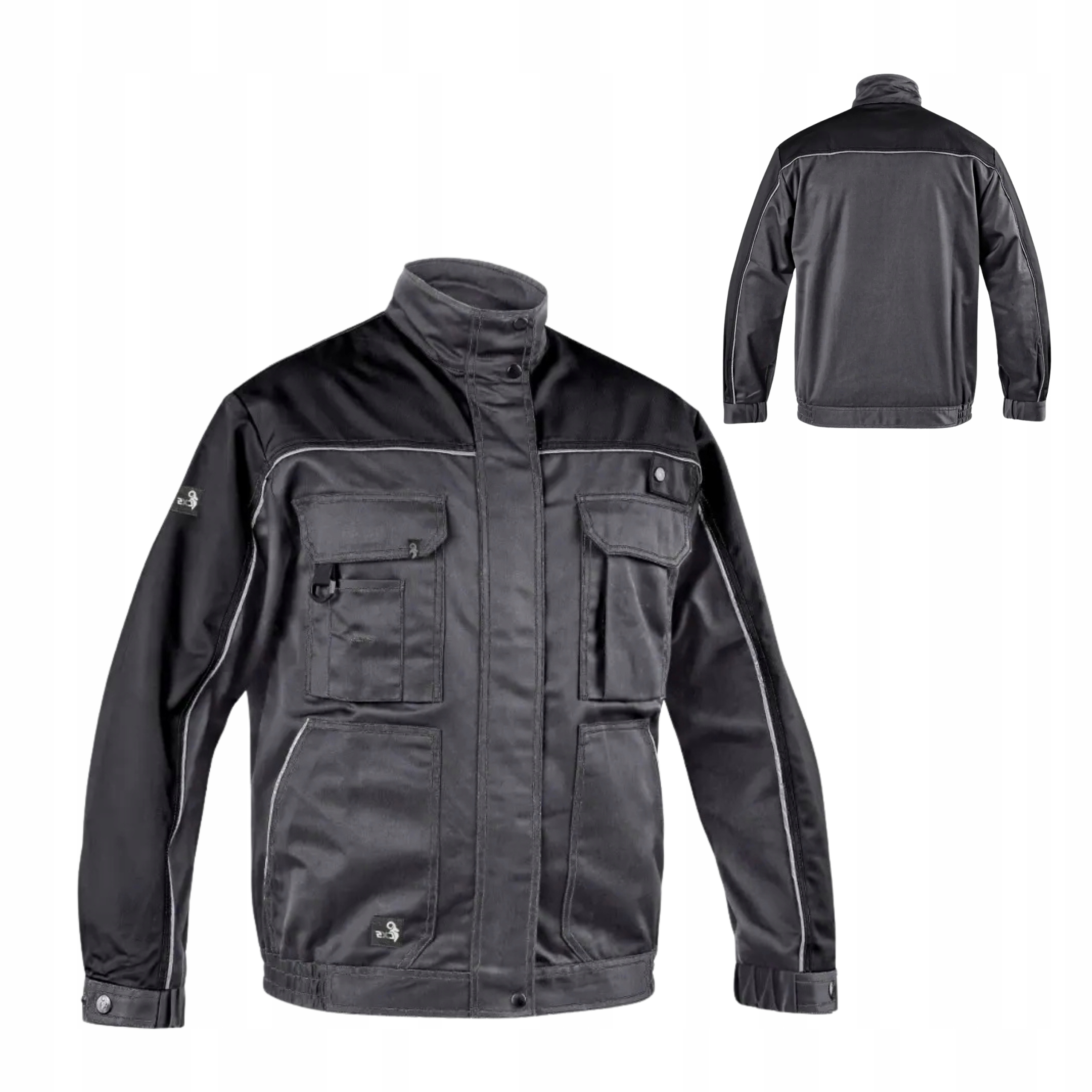 Bluza Robocza Męska Mocna Wzmocniona Kurtka Ochronna Gruba Bhp Bawełna 52