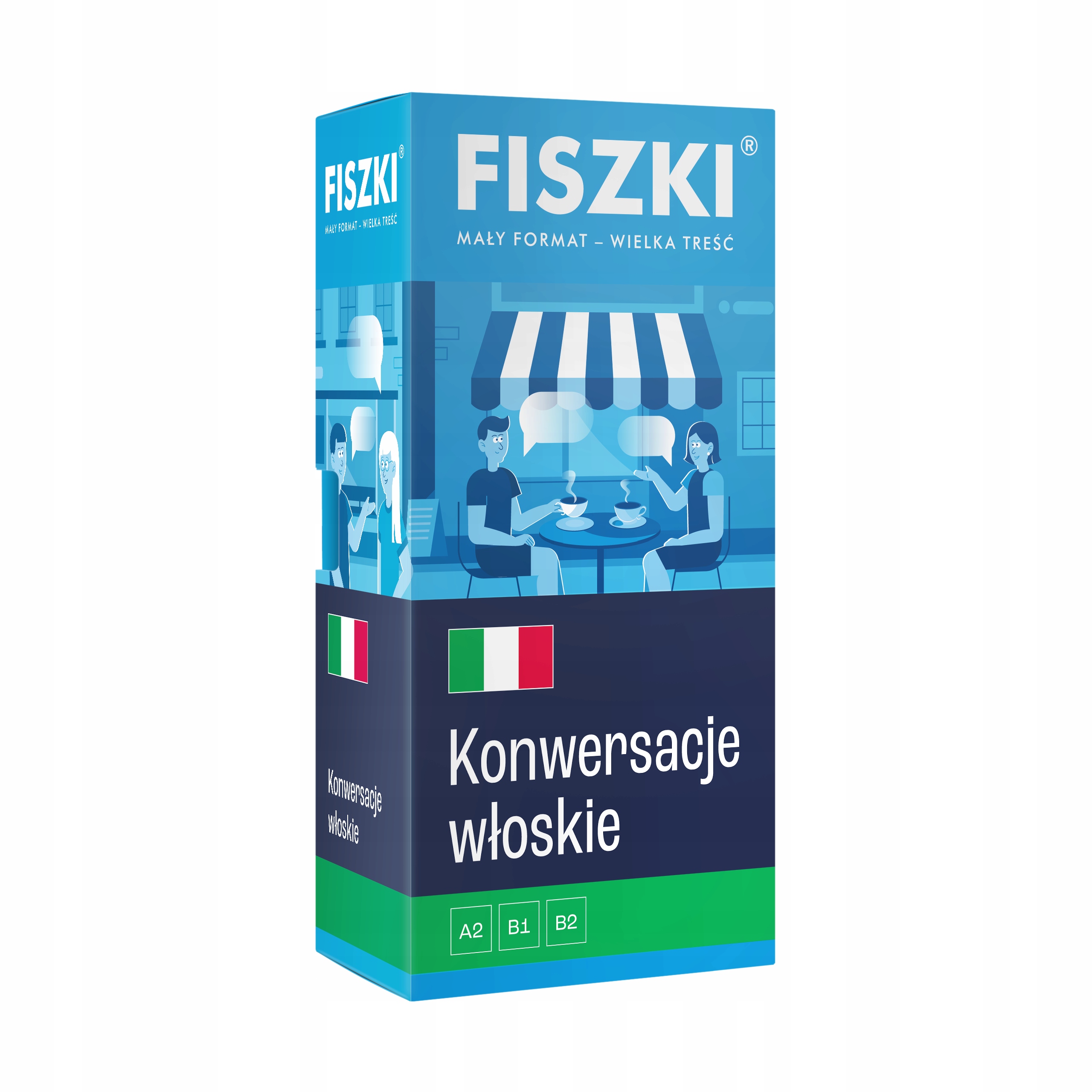 Fiszki włoski Konwersacje (A2-B2)