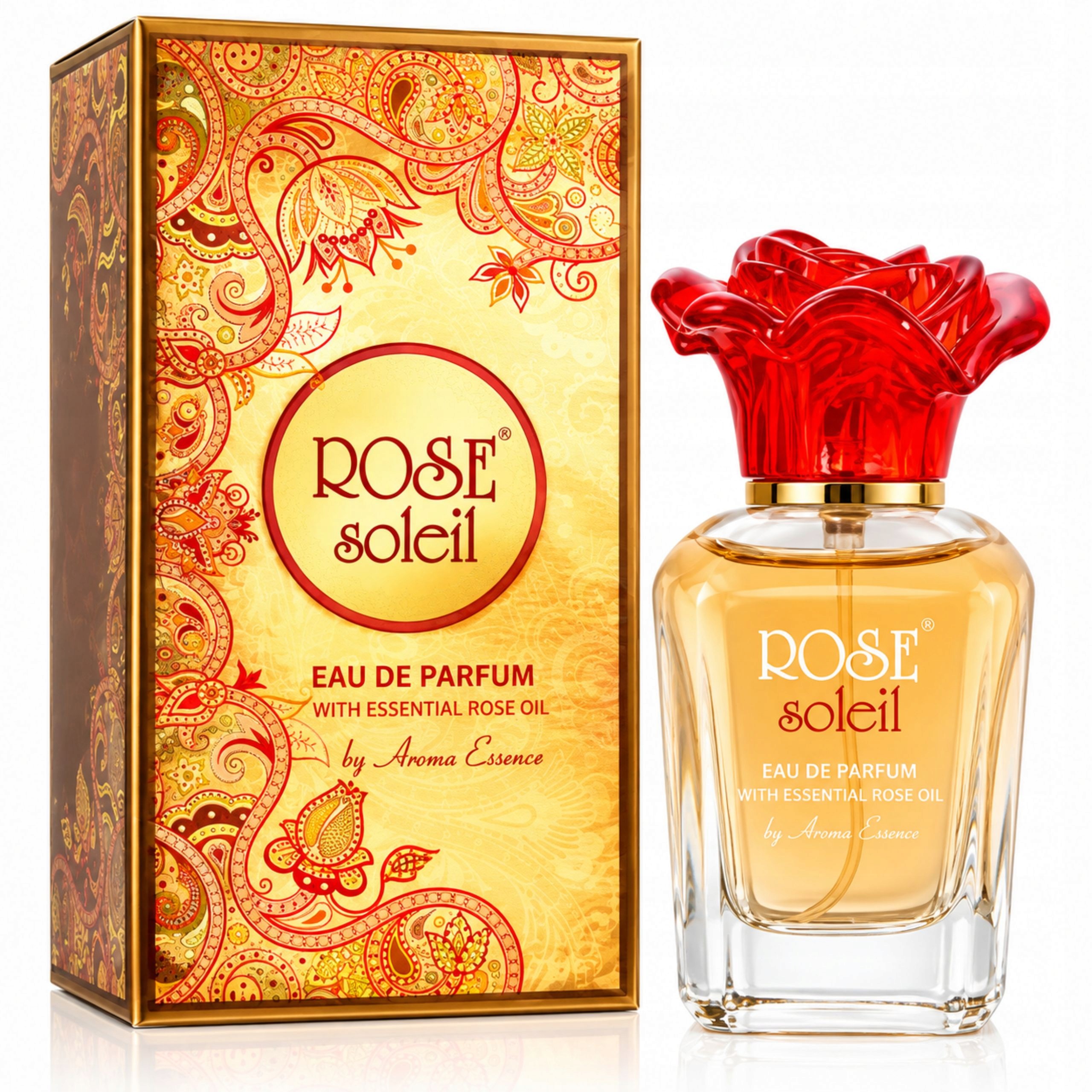 Perfumy Damskie Rose Soleil 35ml Trwały Różany Zapach Kobiecy