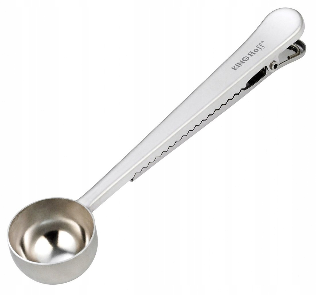 

Łyżka do kawy z klipsem 2w1 klips do opakowań 15ml