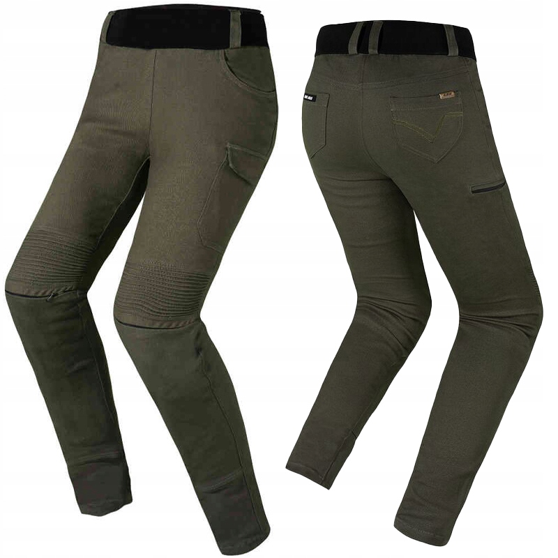 Dámske Motocyklové Nohavice LS2 Router Aramidové Khaki Chrániče
