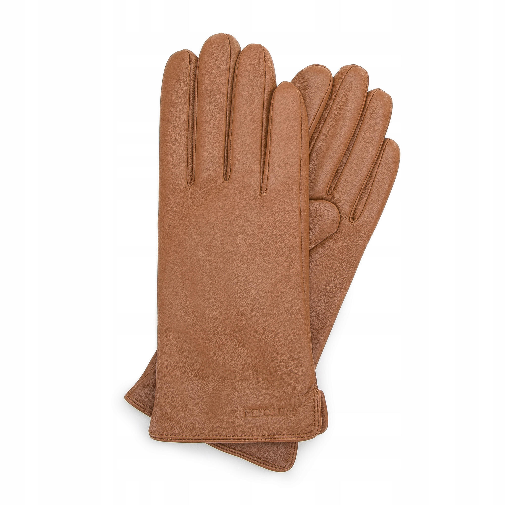 WITTCHEN damskie rękawiczki skórzane brązowe 11887932020 - Allegro.pl