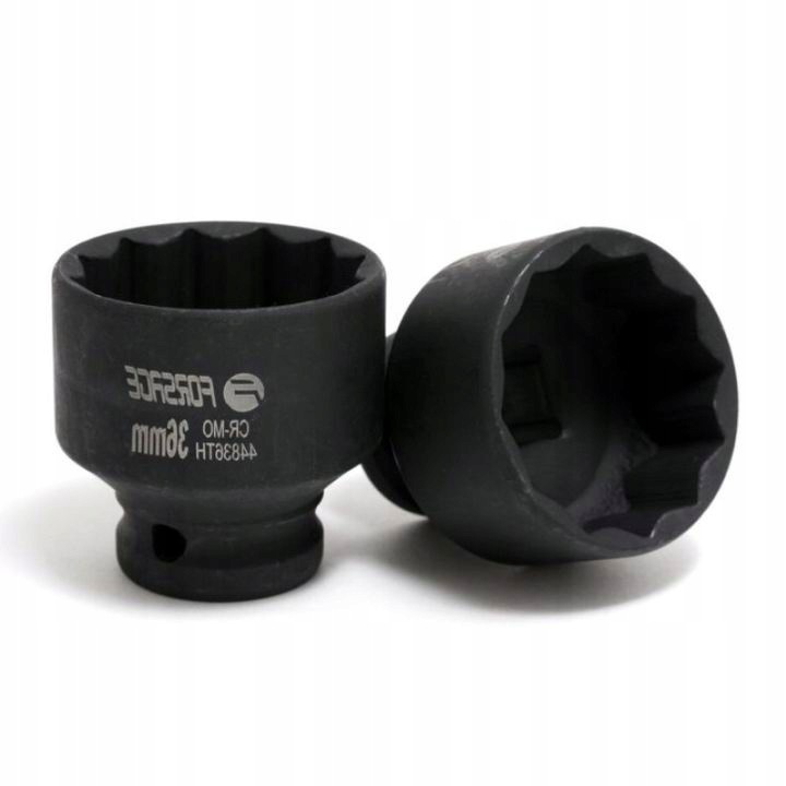 Nasadka 36mm 1/2 12 Kąt cienkościenna Krótka Piasta Cr-mo