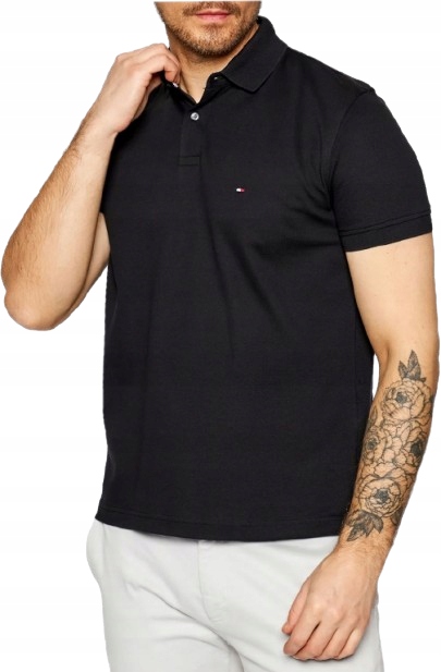 Tommy Hilfiger Pánská Polokošile Černá XL J5C