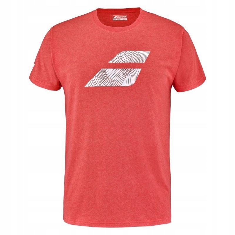 Tričko Babolat Exercise Big Flag Tee Men Poppy Red S