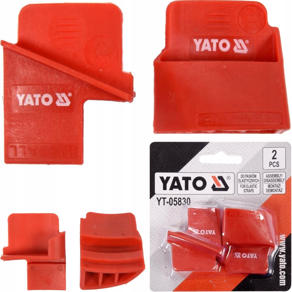 Yato Zestaw Do Obsługi Pasków Elastycznych Wielorowkowych Klinowych 2szt.
