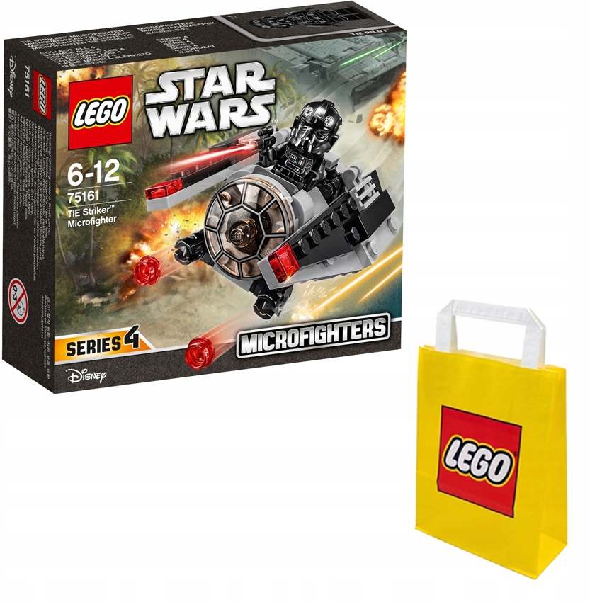 Lego Star Wars 75161 Tie Striker papierowa torba Lego!