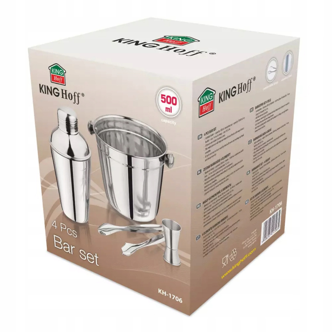 ZESTAW PRZYBORÓW BARMAŃSKICH KINGHOFF KH-1706 Kod producenta KH-1705