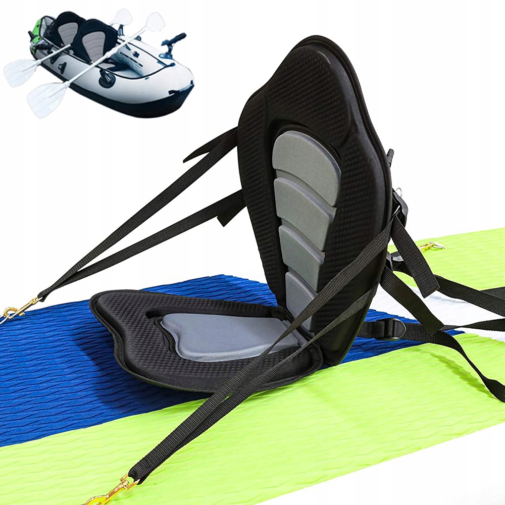 Opěradlo Sedadla Pro Kajak, Polstrované, Protiskluzové, Se Čtyřmi Popruhy