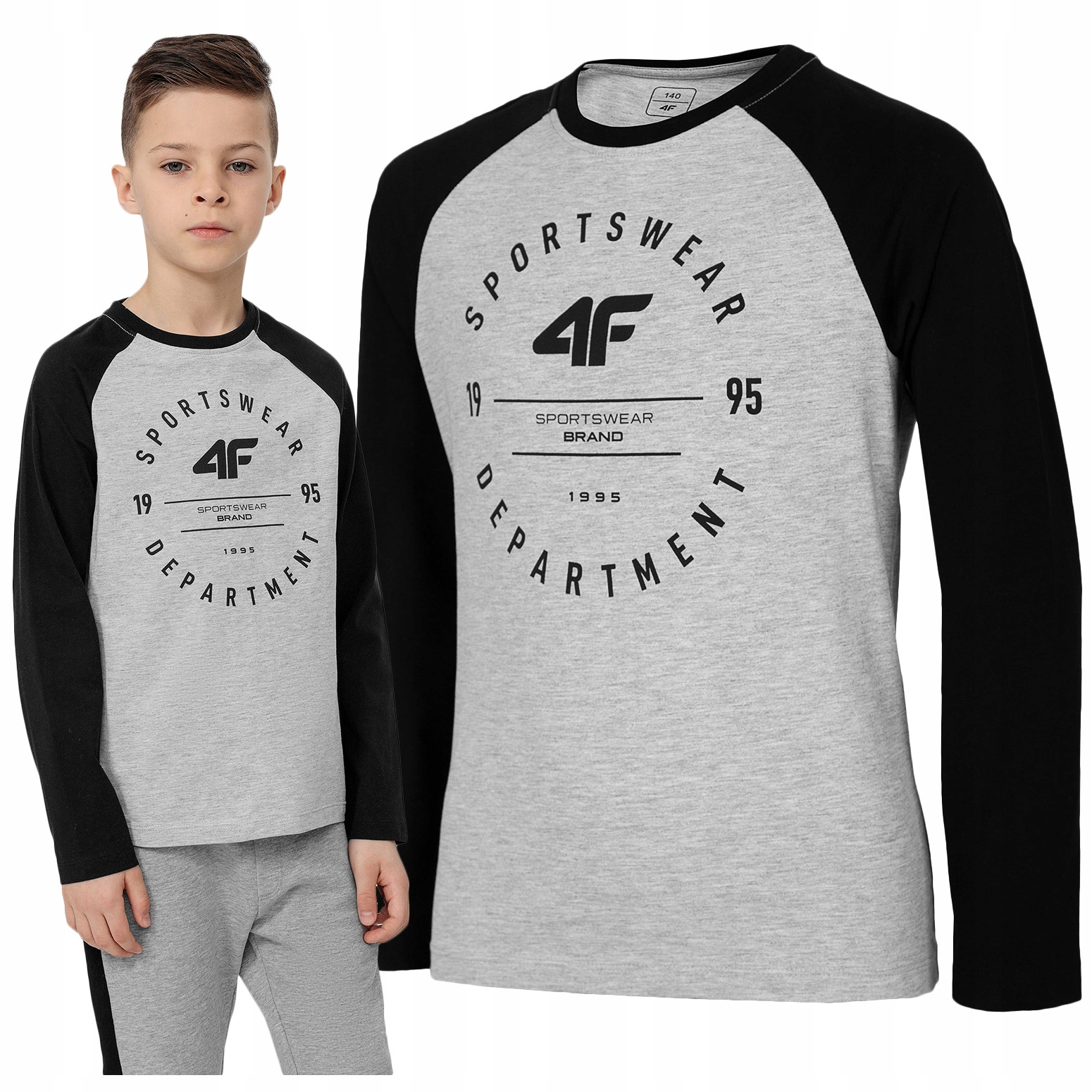 

Koszulka Bluza 4F Longsleeve junior JTSML001 158