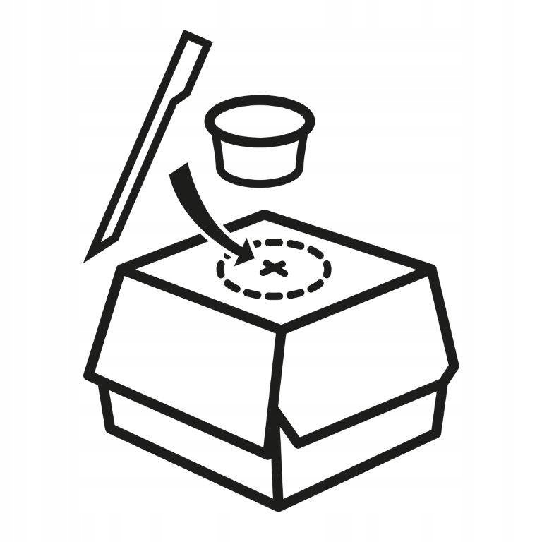 Pudełka na burgera opakowania na hamburgera eko 13,5 x 13,5 x 10 cm 50 szt. Marka Wimex