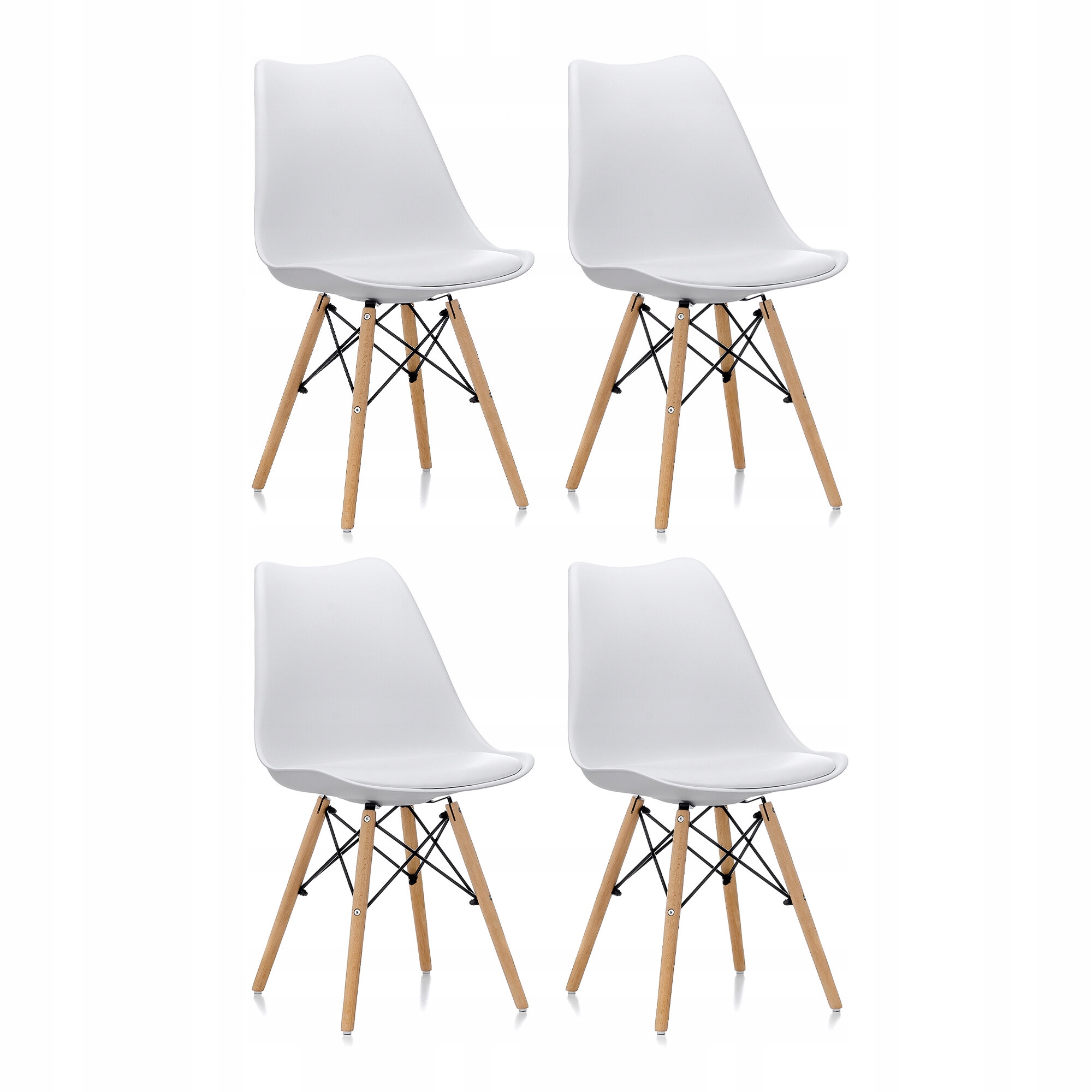 Aga 4x Jedálenská stolička MR2035 Biela