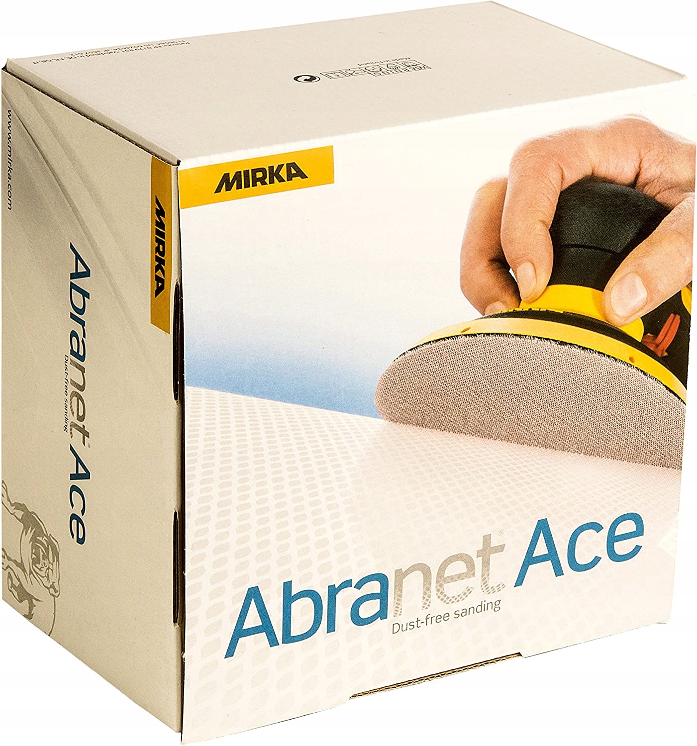 Krążek ścierny siatka Mirka Abranet Ace 150mm P150 na rzep do lakieru auta