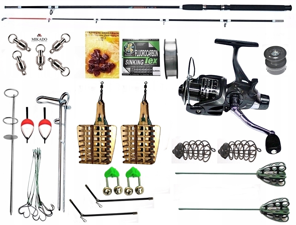 Zestaw Wędkarski 270 Na Grunt I Na Żywca Podrywka.