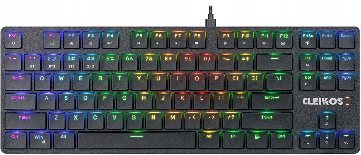 Klawiatura gamingowa Defender Cleikos GK-135 mechaniczna Bt 2.4G Rgb