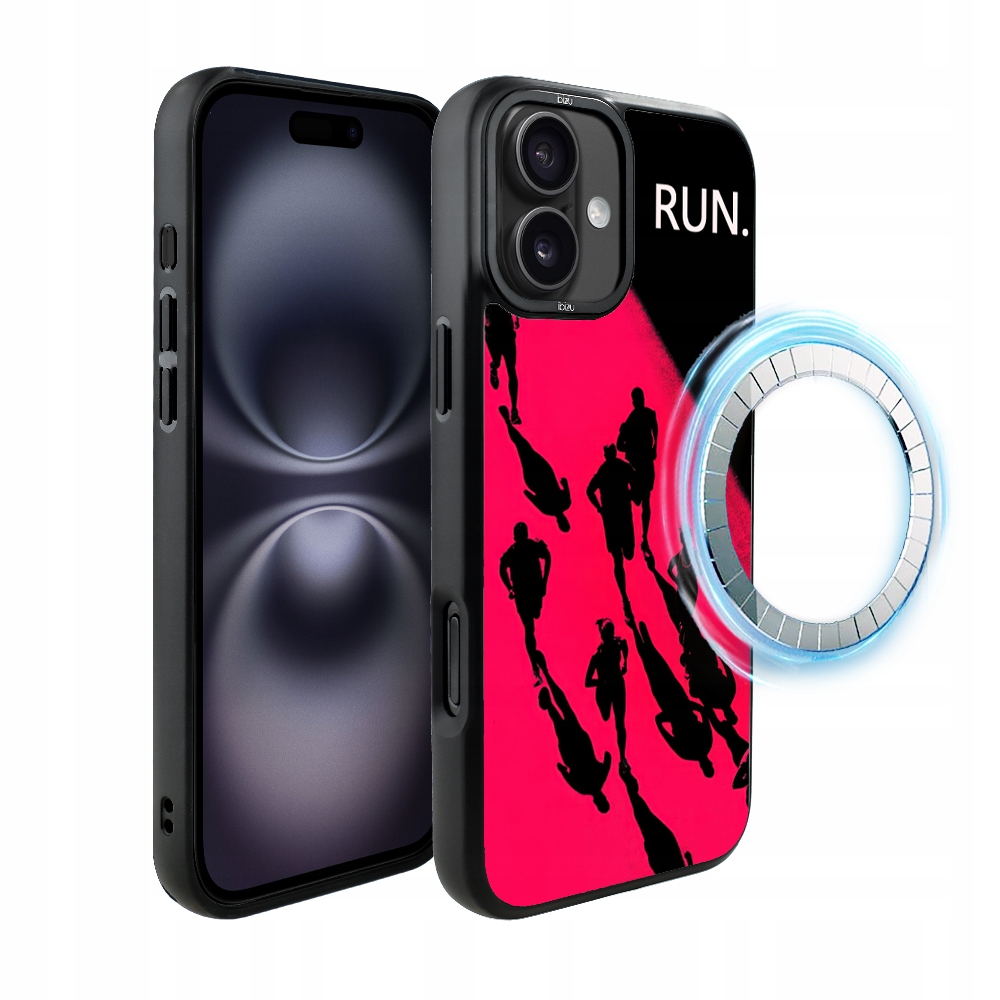 Pouzdro pro iPhone 16 Plus Ibizu DropGuard Matt s MagSafe, noční maraton