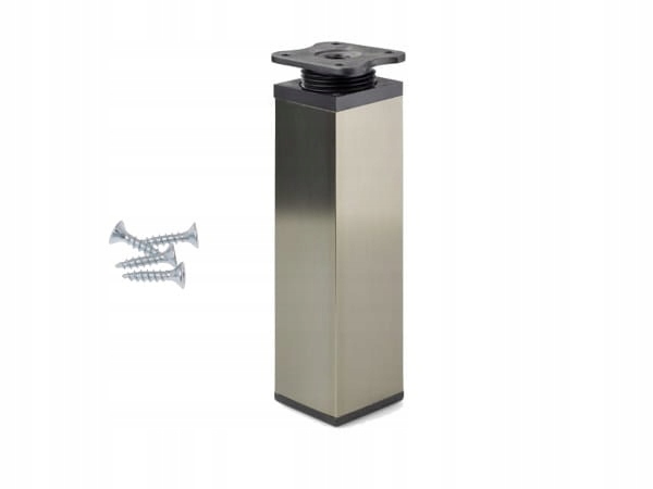 

Noga meblowa nóżka do mebli 15cm nikiel inox wkręt