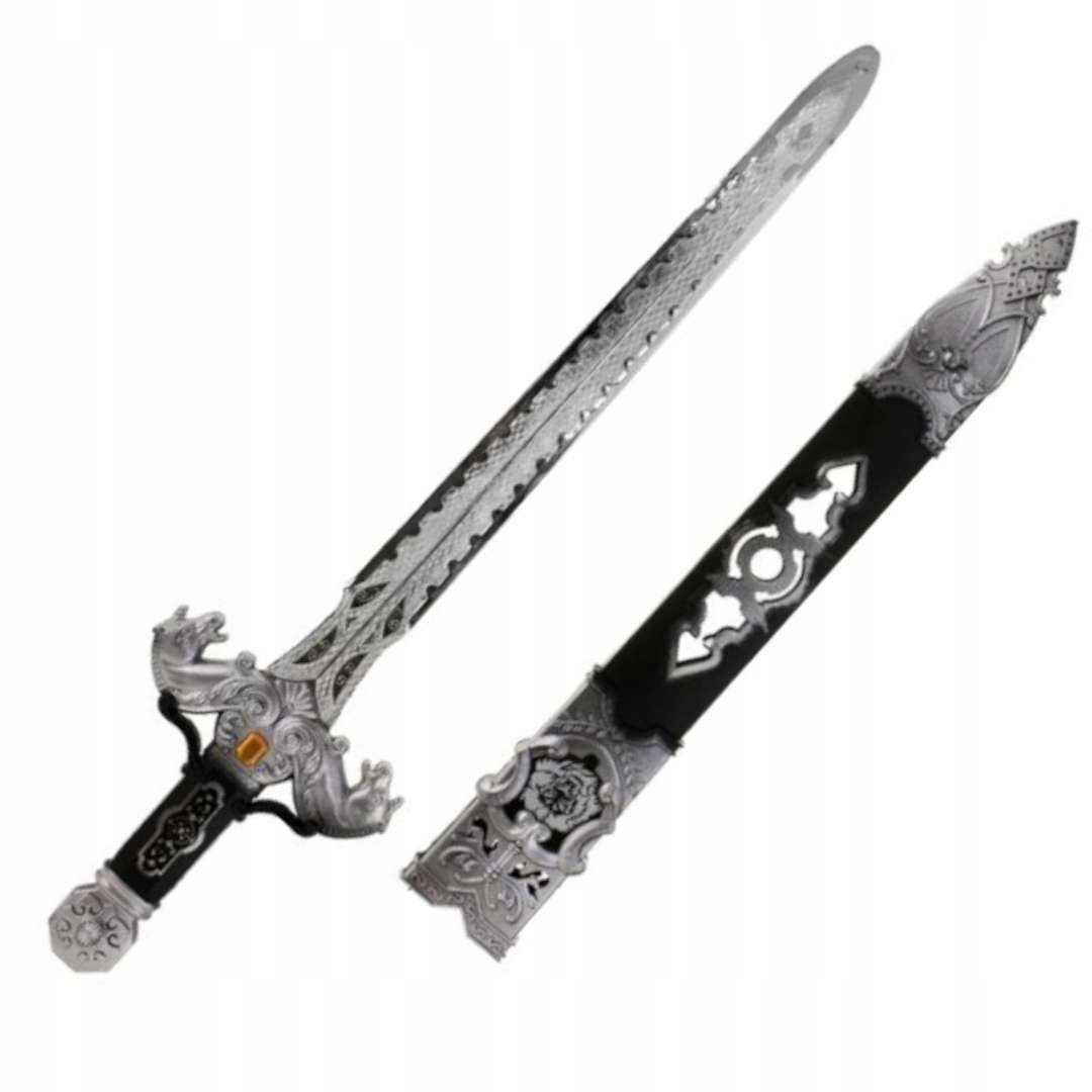 MIECZ rycerski RYCERZA zdobiony strój PRZEBRANIE