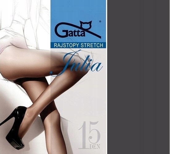 

Gatta Julia 15den rajstopy stretch grafit 4