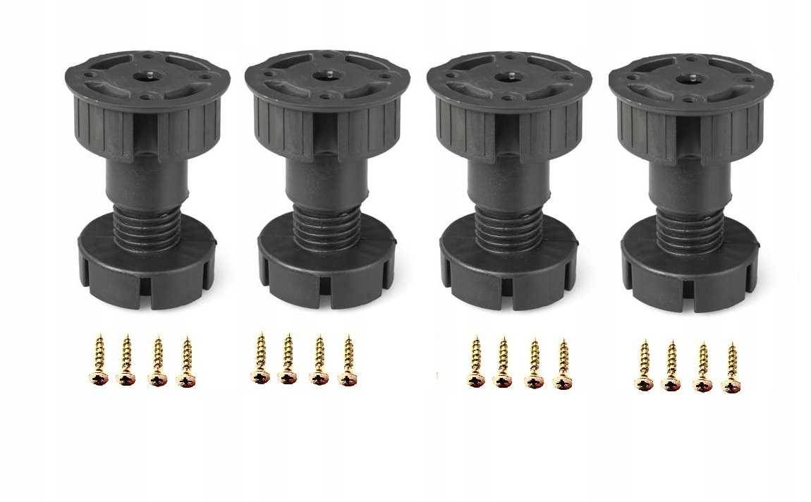 

4x Nóżka Meblowa Kuchenna Regulowana H-60 300KG