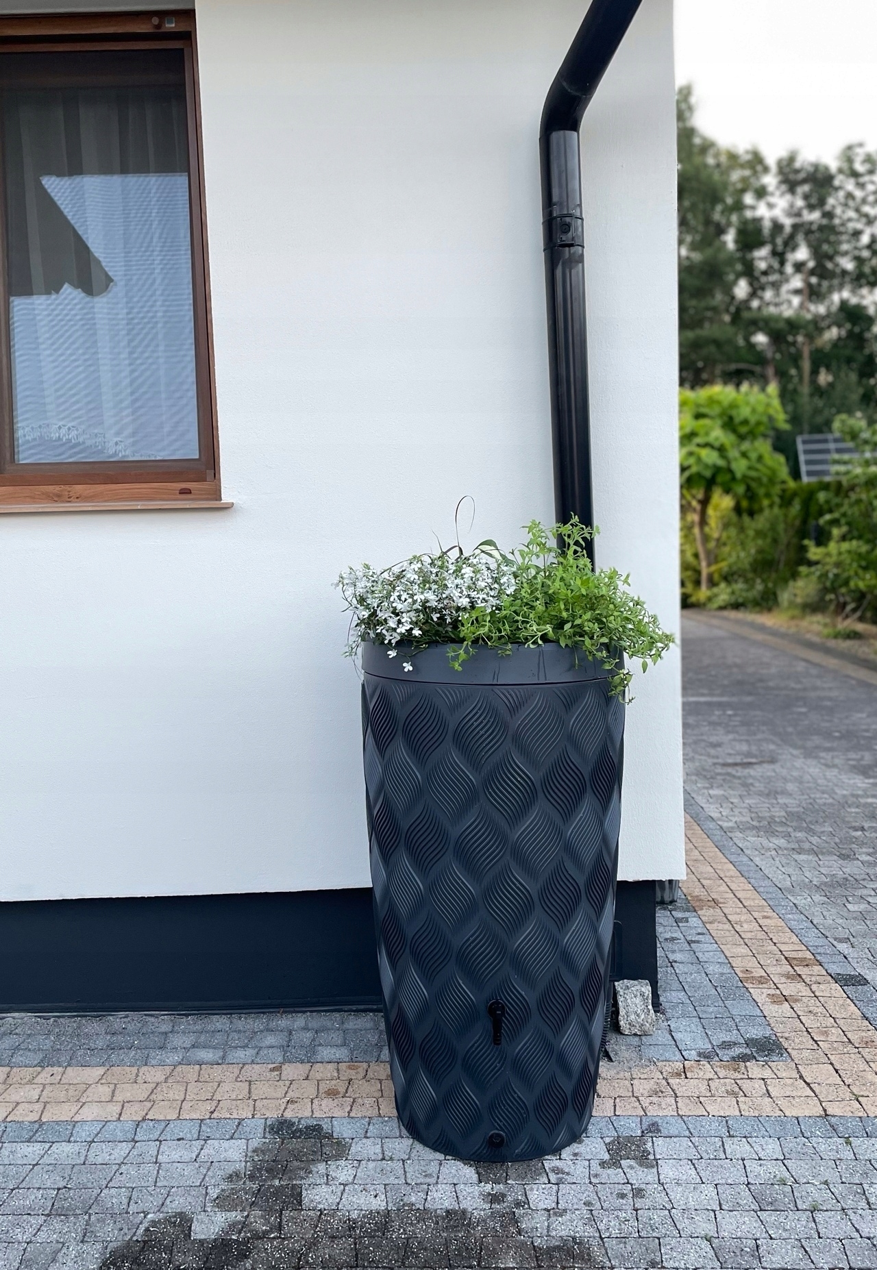 Zbiornik na deszczówkę Flow 240l | Antracyt — 8