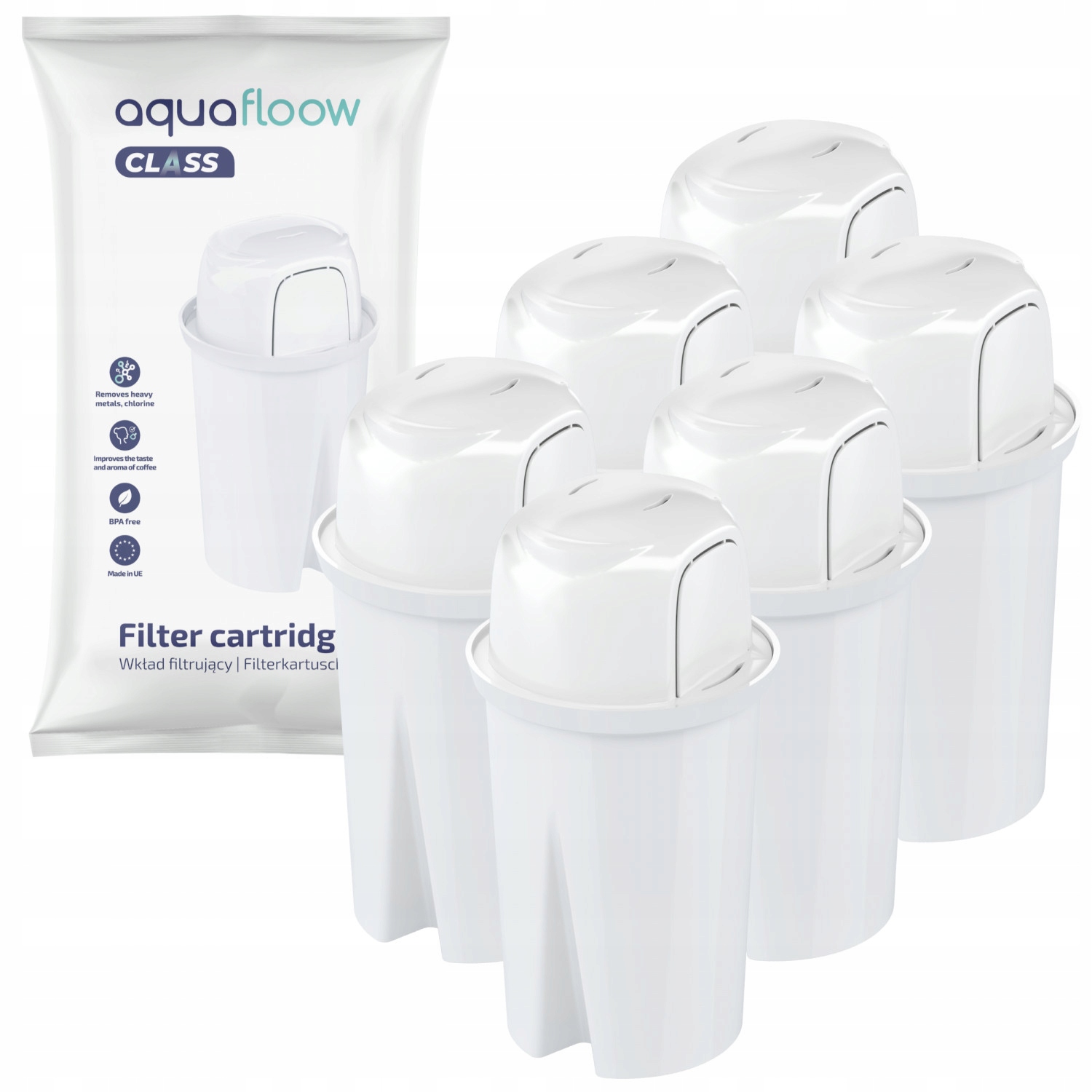 

6X Filtr Aquafloow Do Anna Dafi Zamiennik Classic