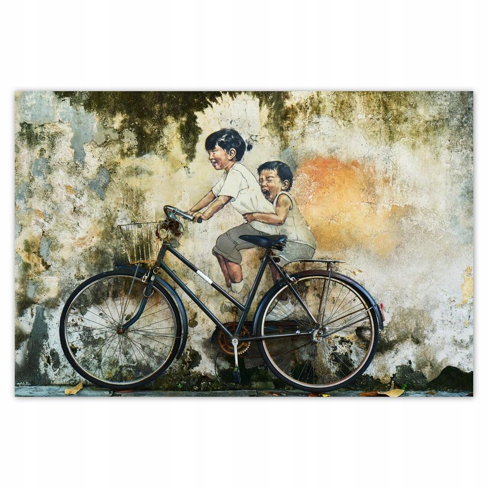 

Plakaty 60x40 Banksy Dzieciaki Rower
