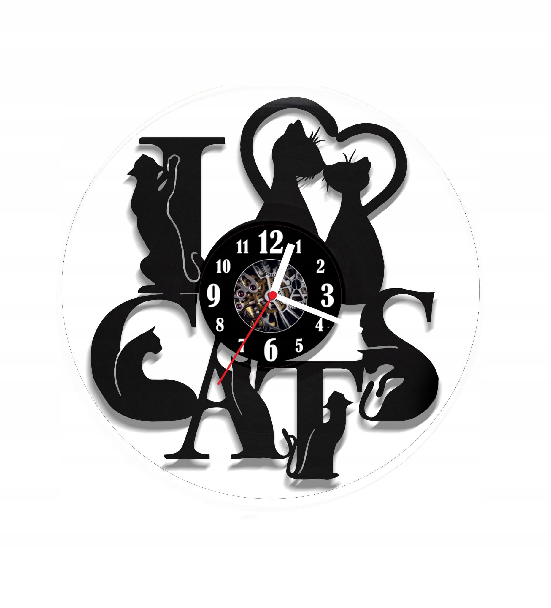 

Zegar Winylowy 30cm Kocia miłość 67.2