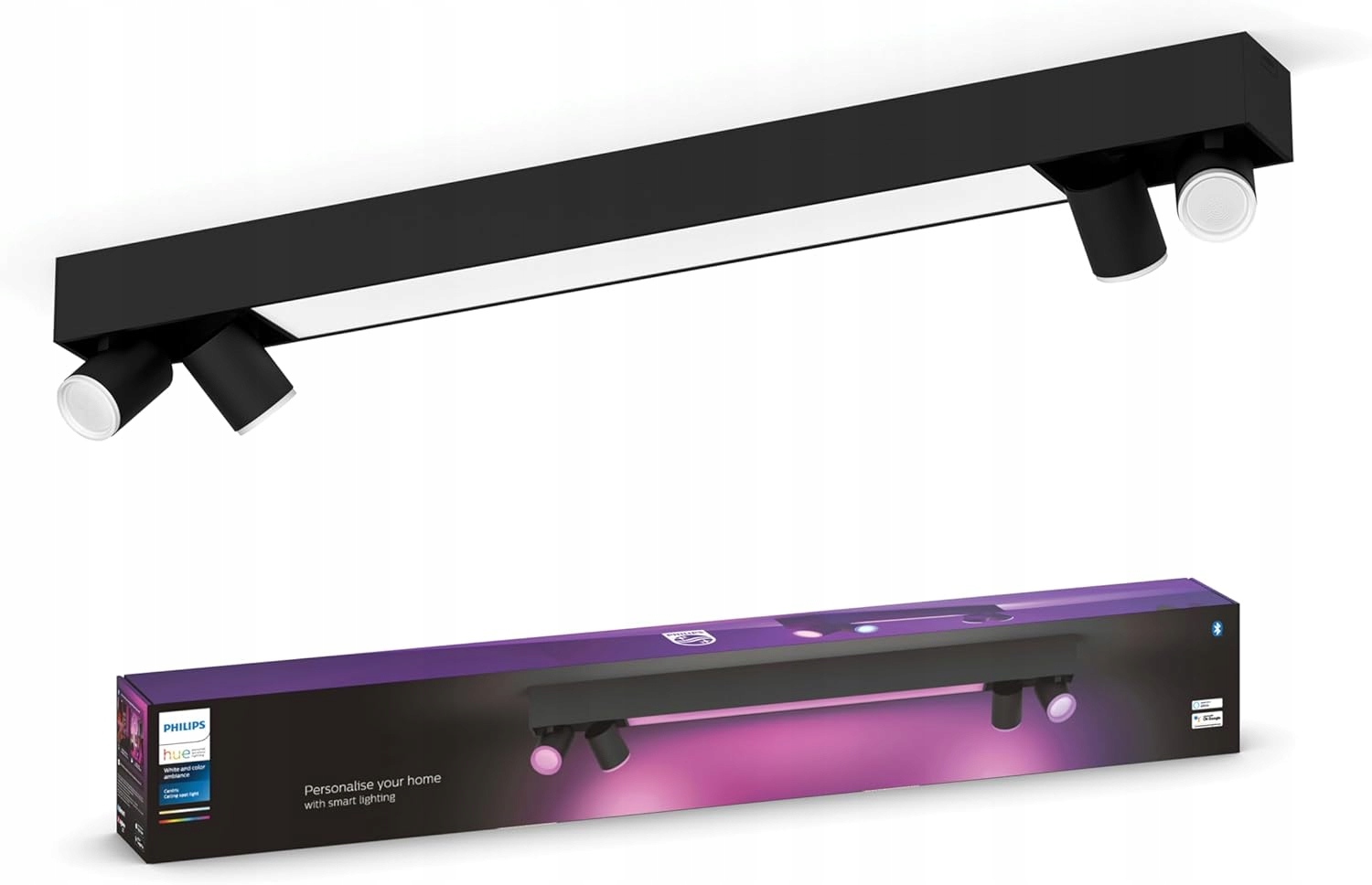 Led stropná lampa Reflektor 56.8W Rgb Tw Smart Zigbee Philips Hue Centris