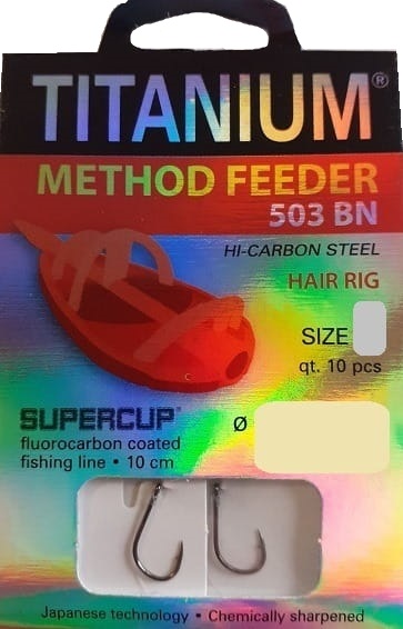 Przypony Titanium Method Feeder Quick Stop roz. 14