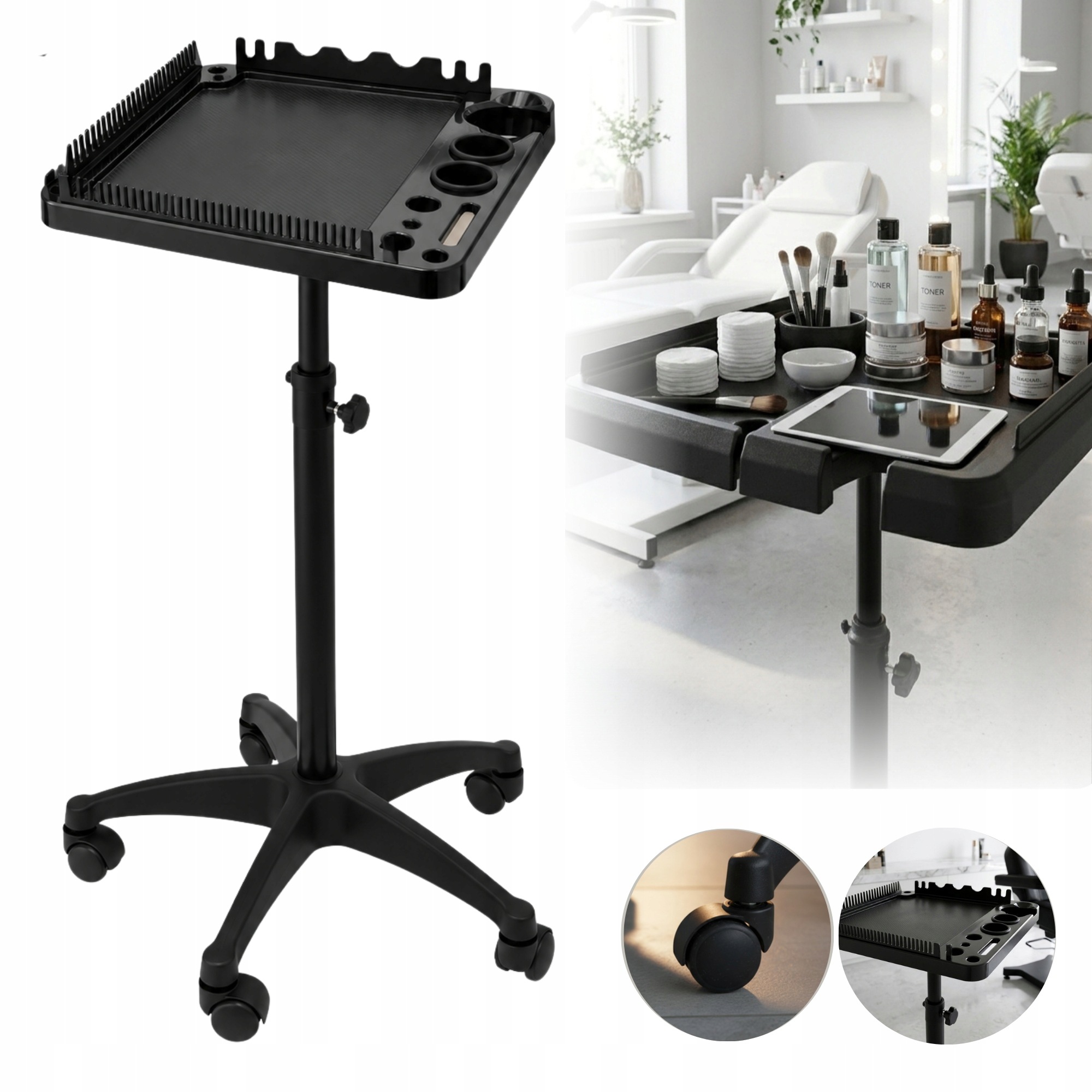 Kadeřnický pomocník pro kosmetické barvení do salonu Spa, mobilní
