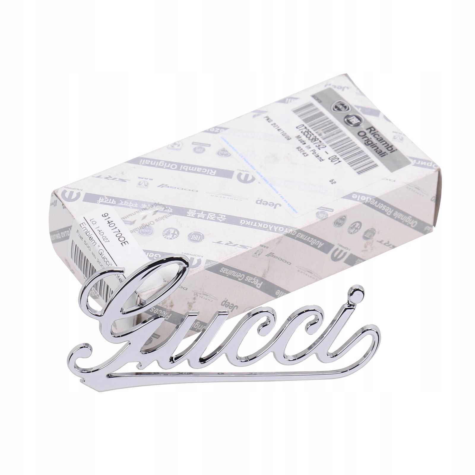 

Znaczek Tylny Gucci Fiat 500 Aso