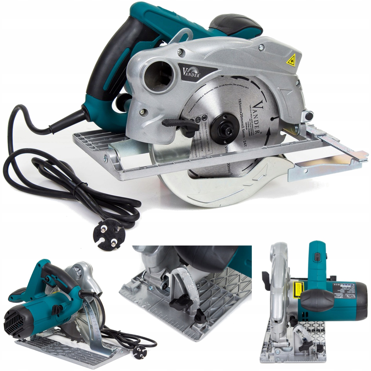 

Pilarka tarczowa ręczna z laserem 1500W Vander