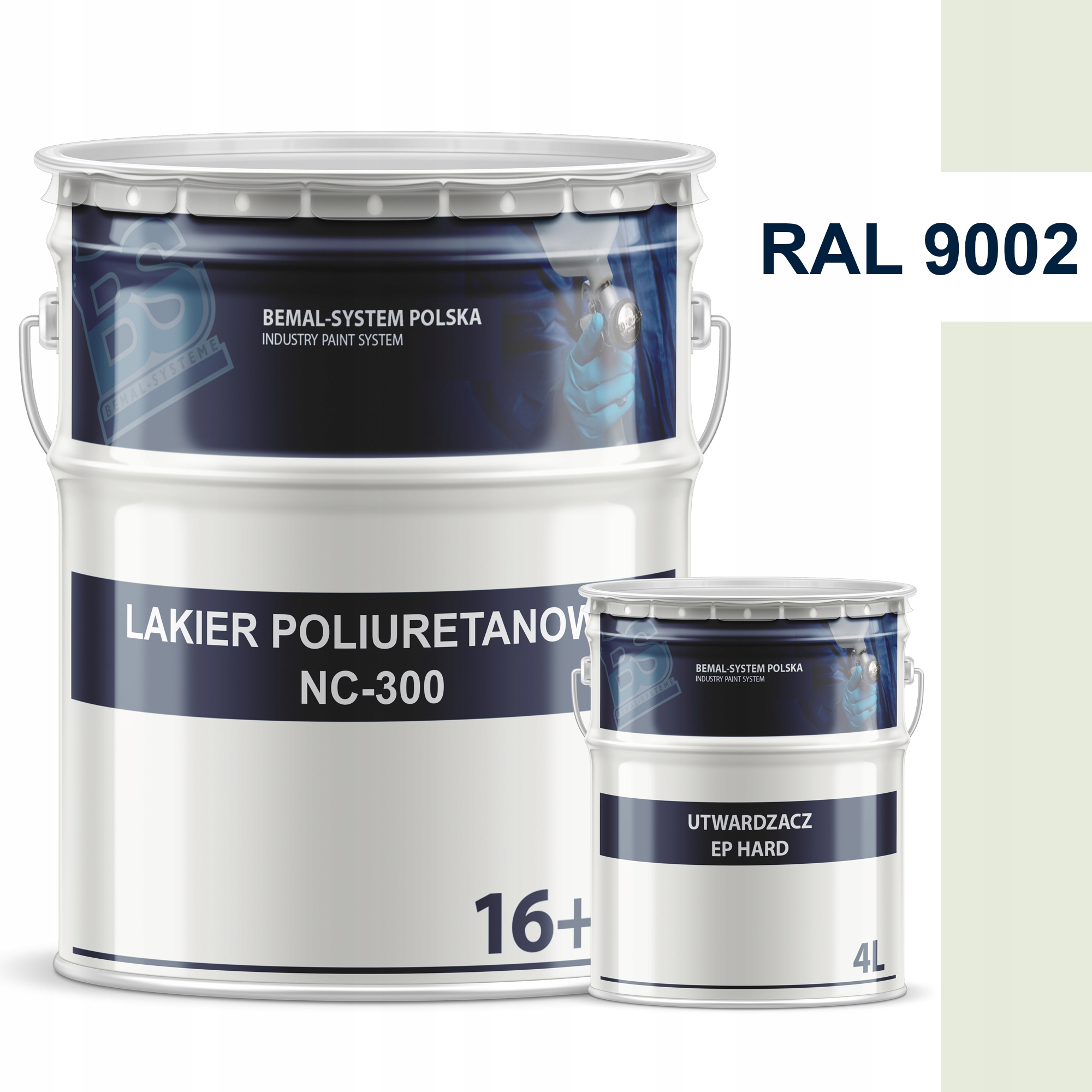BEMAL FARBA OKRĘTOWA - LAKIER POLIURETANOWY - 20L - RAL 9002