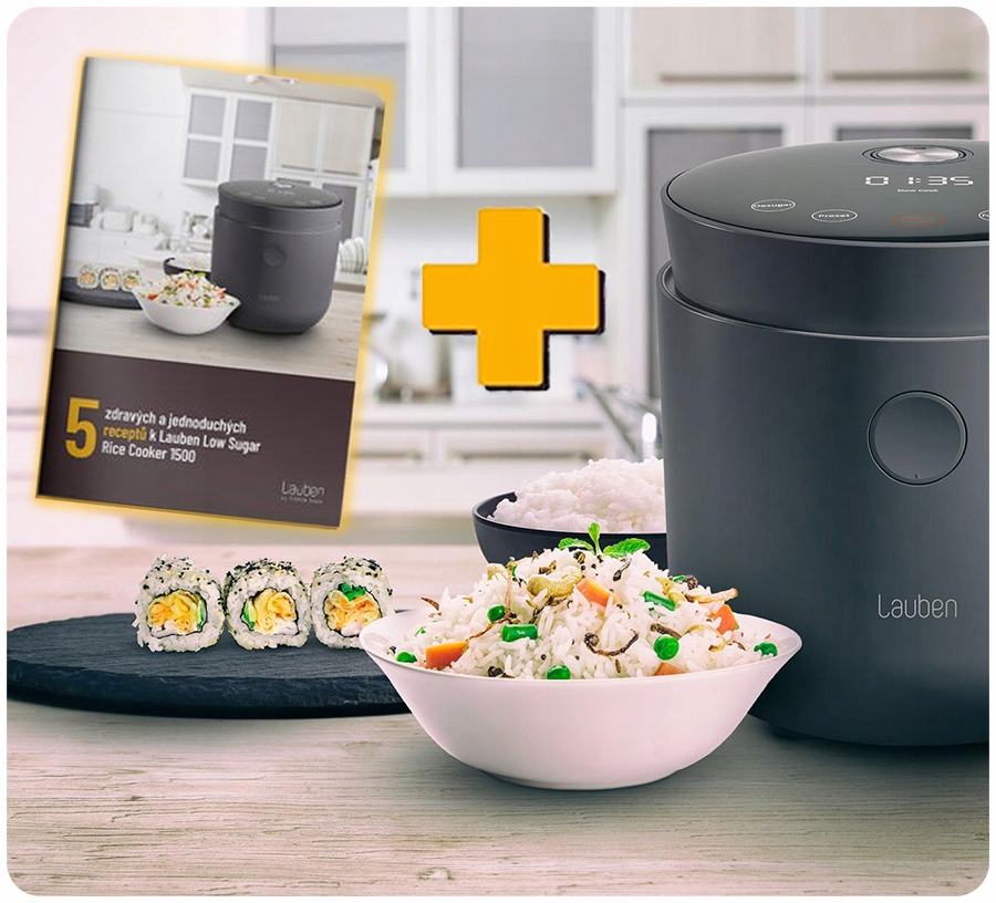 Ryżowar Lauben Low Sugar Rice Cooker + Akcesoria Funkcje gotowania gotowanie na parze podgrzewanie