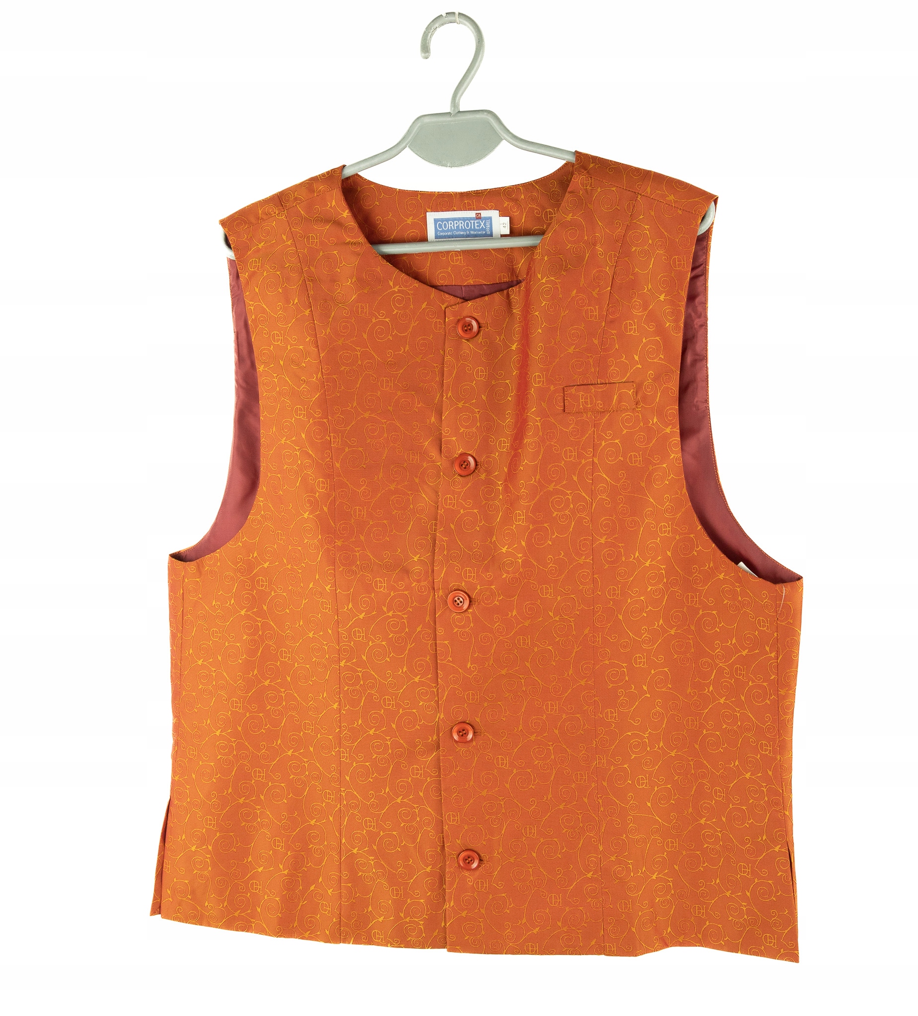 KAMIZELKA MĘSKA CORPROTEX POMARAŃCZOWA 44