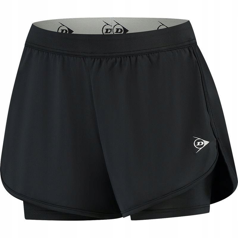 Kraťasy Dunlop Club Short Women Black L