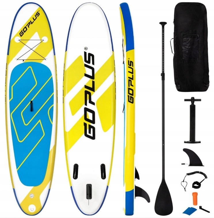 Deska Sup pompowana stand up z wiosłem 305 cm Costway
