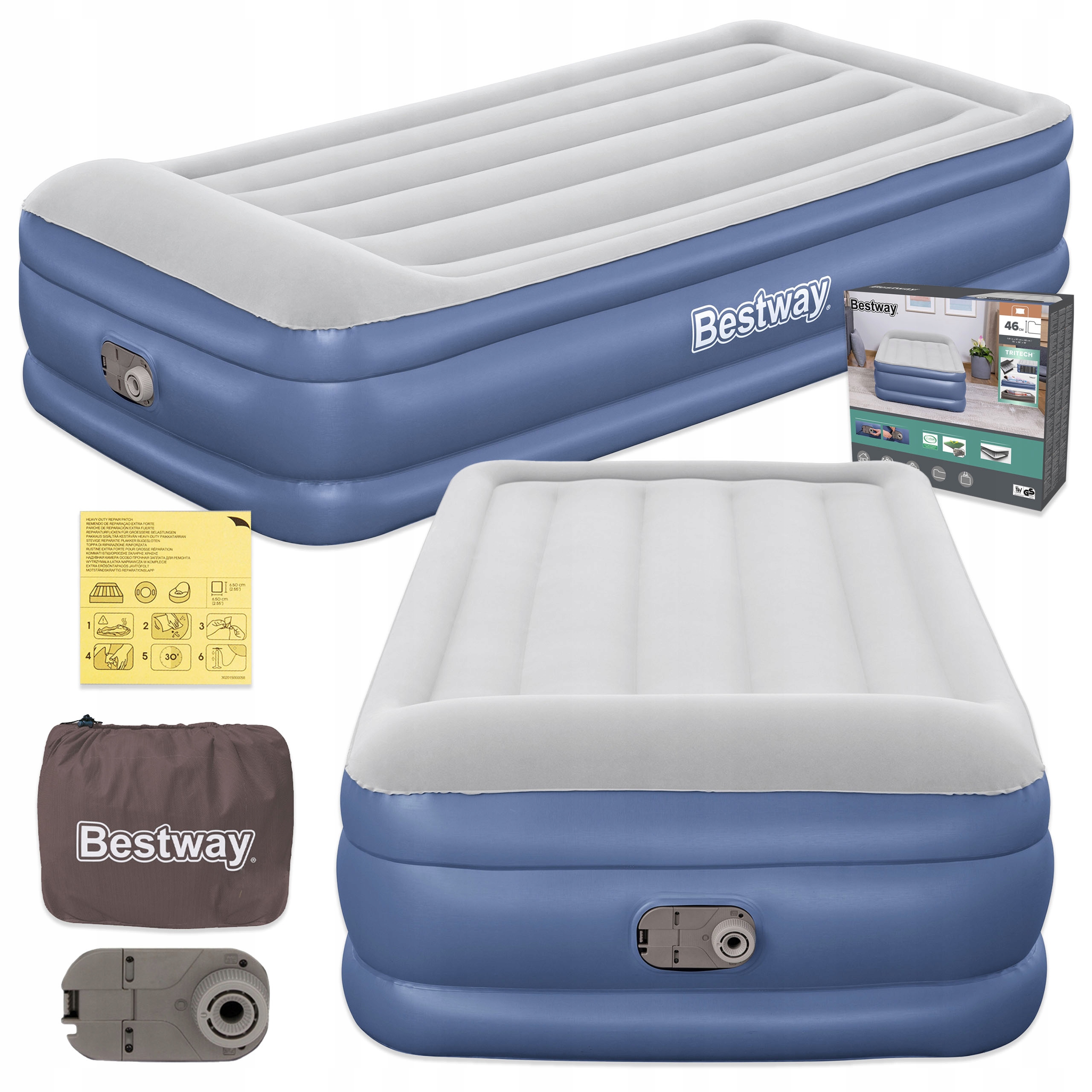 Matrace S Pumpičkou Tritech 191x97x46CM Bestway 67628