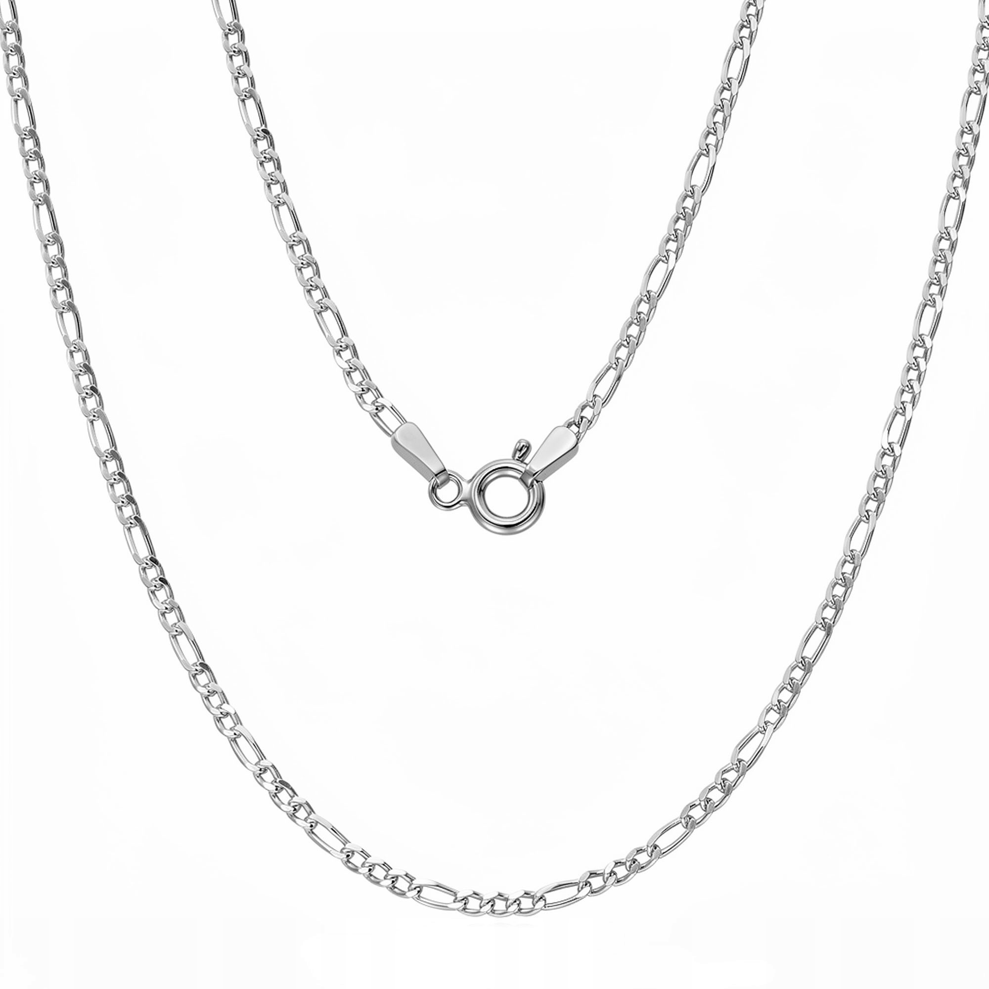 Figaro Stříbrný Řetízek Dámský Pánský FD5 50 cm