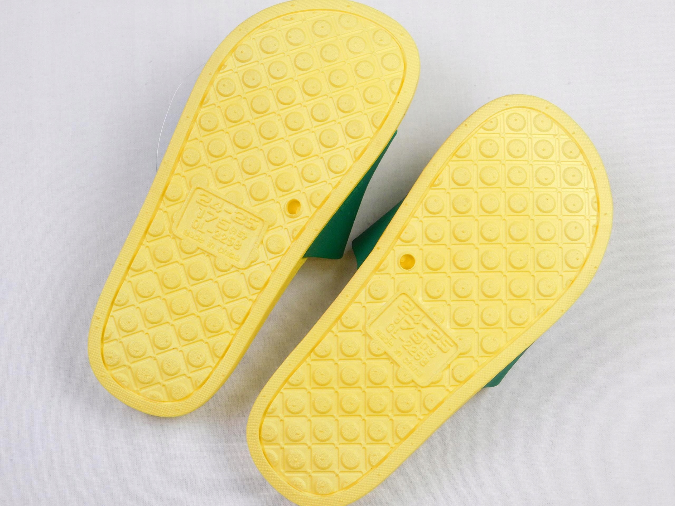 ZHUBABA BASENOWE klapki DZIECIĘCE 24-25 żółty Rozmiar (new) 24-25