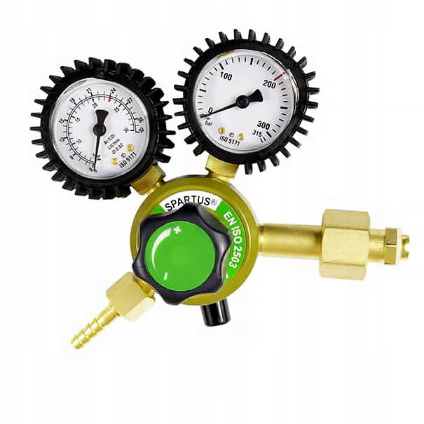 Reduktor Lahví S Rotametrem Argon CO2 1/4" Rh Spartus
