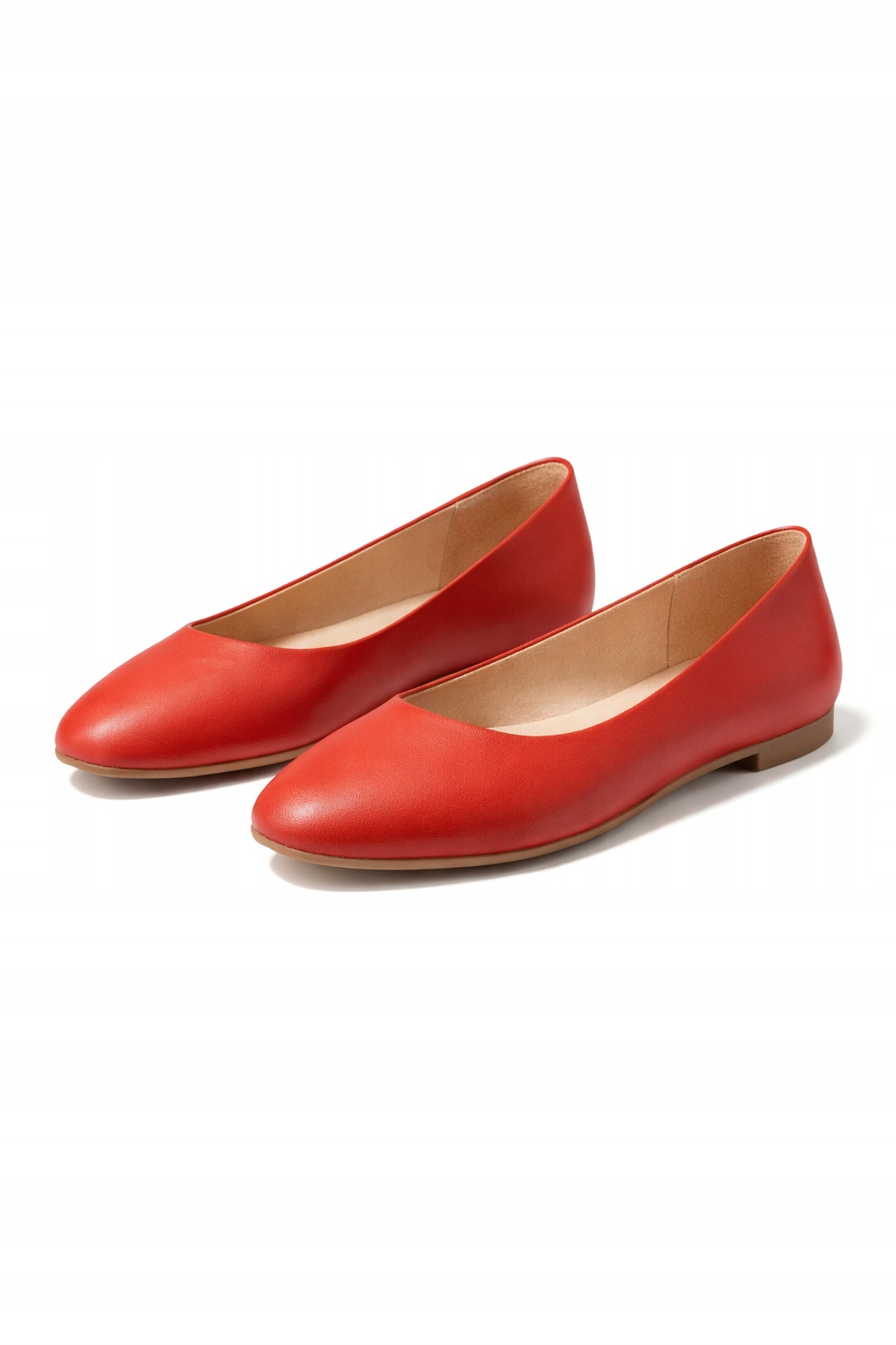 Baleríny Z Přírodní Korálové Kůže Nazouvací 41 1I4A