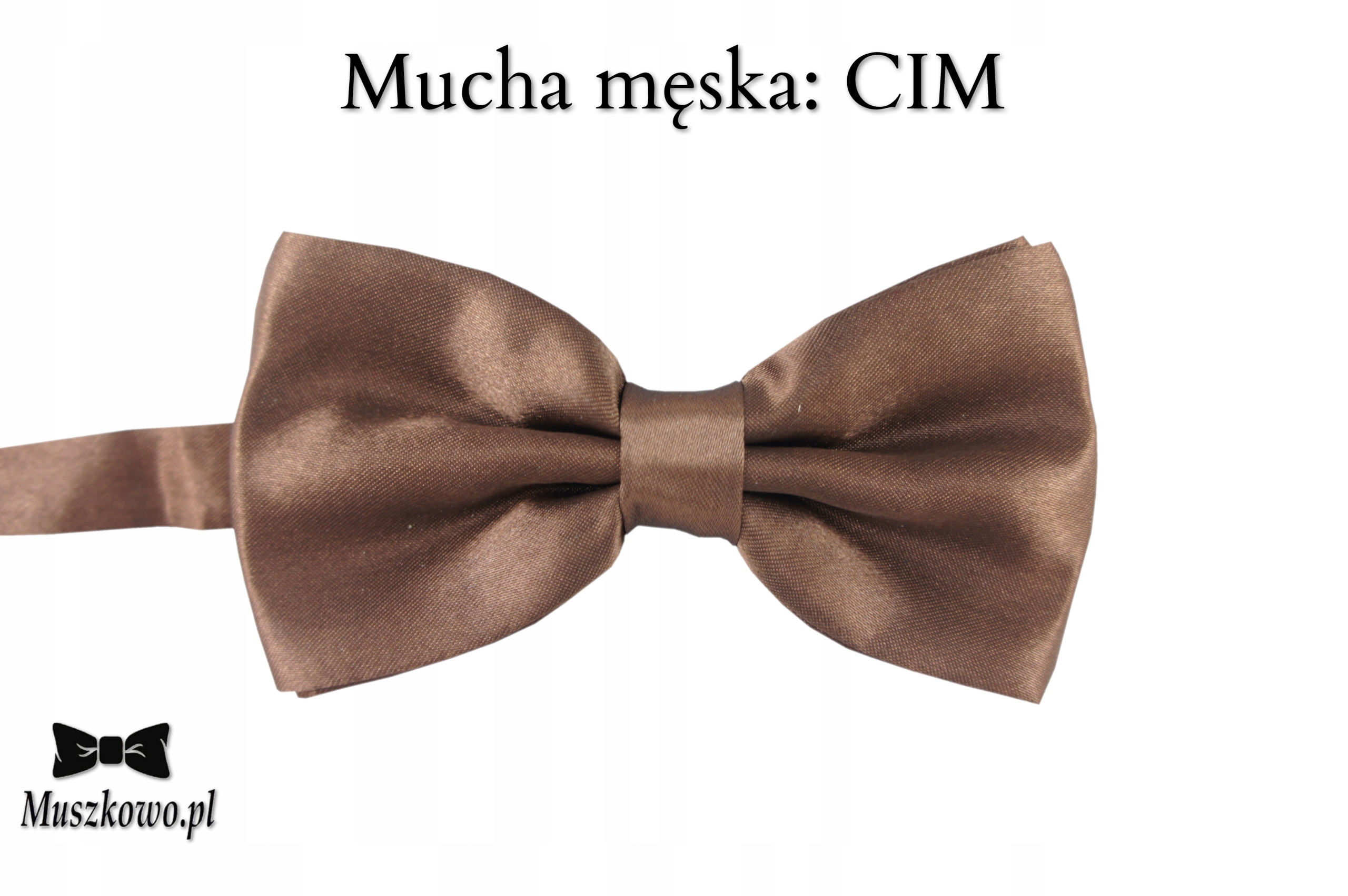 Brązowy zestaw męski Szelki i muszka do wyboru Kolor brązowy